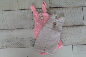 Newborn Knitted Overals